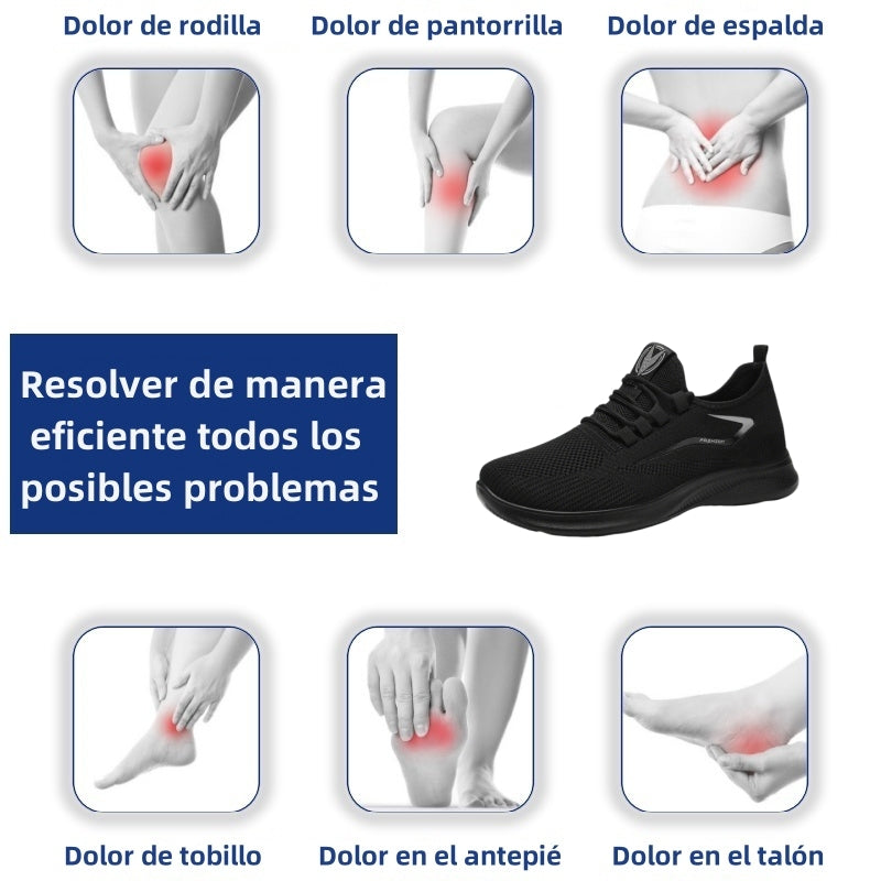 🛒¡Nuevos zapatos ortopédicos! Mitad de precio por tiempo limitado. Tecnología Flyweave, súper cómodo, envoltura fuerte, 12 horas de caminata sin dolor