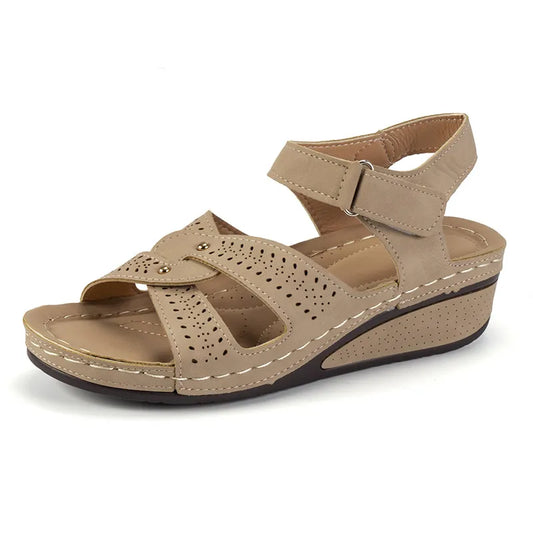 【🔥¡Nuevas sandalias de verano, mitad de precio por tiempo limitado! 】Sandalias súper cómodas hechas a mano. Diseño ergonómico. Aliviar la fatiga del pie