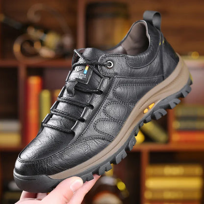 【⏰50% de descuento, finaliza hoy】Zapatos ortopédicos de piel de vaca, alivian la fatiga y reducen las lesiones de rodilla.